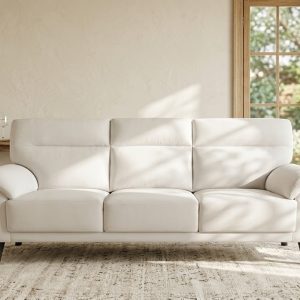 MM1468 DAHLIA HALF LEATHER 3-SEATER