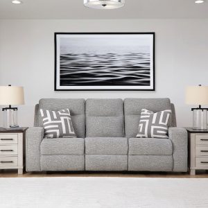 9050315 BISCOE POWER RECLINING SOFA,PEWTER