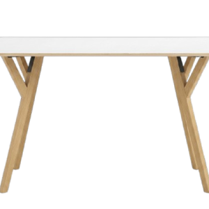TOBY 06 DINING TABLE 120X80X75, WH