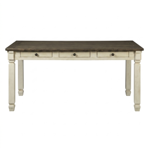 D647-25 BOLANBURG RECTANGULAR DINING ROOM TABLE, TWO-TONE
