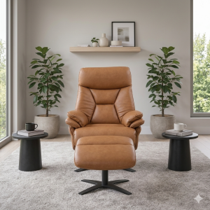 K70676M JESSEN RECLINER WITH OTTOMAN