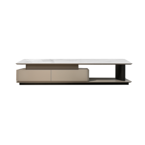 8503 ZENITH TV STAND, SINTERED STONE